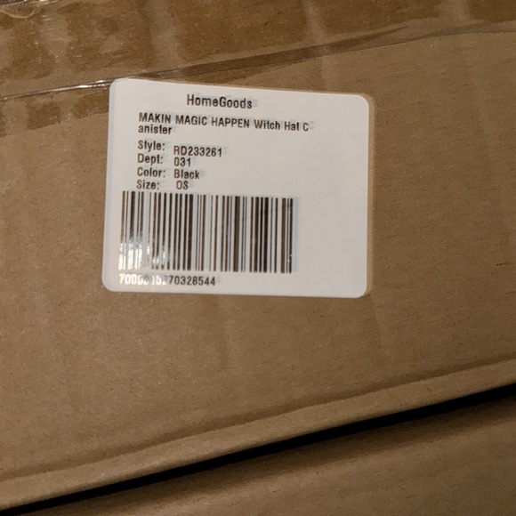 Rae Dunn Makin’ Magic Happen Witch Hat Canister Storage Jar - Picture 7 of 7